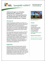 Untersuchungen zur hofnahen Schlachtung in Hinblick auf Tierschutz und Verbraucherschutz mit Wissenstransfer für die Praxis (Hofnahe Schlachtung im Dialog)