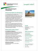 Klimabilanzierung im Pflanzenbau