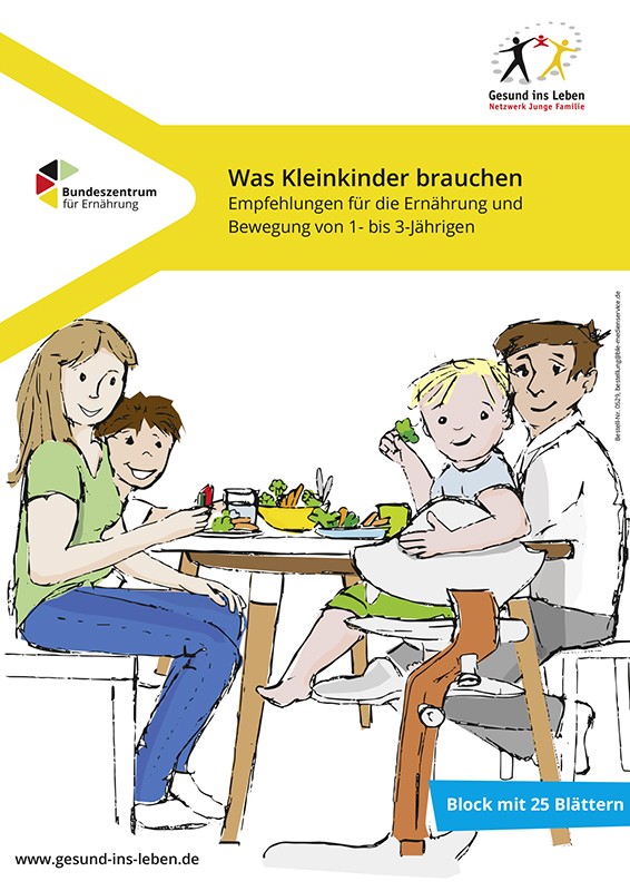 Produktbild: Was Kleinkinder brauchen - Abreißblock mit 25 Blättern. Öffnet die Seite zum bestellen.