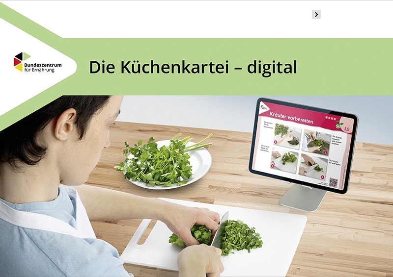 Produktbild: Die Küchenkartei - digital. Öffnet die Seite zum bestellen.