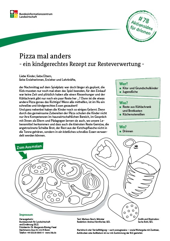 Aktionsidee: Pizza Mal anders