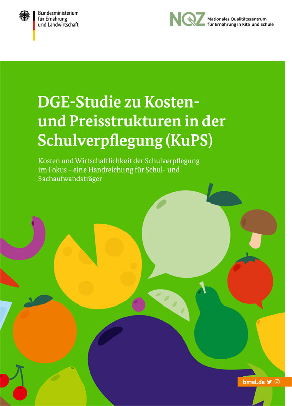 DGE-Studie zu Kosten- und Preisstrukturen in der Schulverpflegung (KuPS)