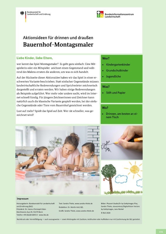 Bauernhof-Montagsmaler