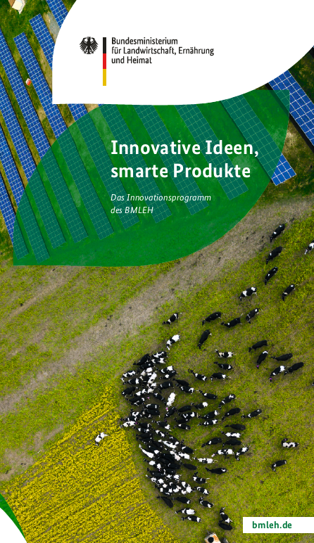 Innovative Ideen, smarte Produkte - Flyer zum Innovationsprogramm des BMLEH