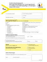 Formular zum Umgang mit Nahrungsmittel-Allergien und -Unverträglichkeiten in der Kita - Abreißblock mit 25 Blättern