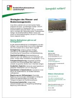 Strategien des Wasser- und Bodenmanagements