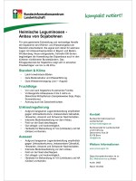 Heimische Leguminosen - Anbau von Sojabohnen