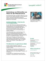 Wirkstoffe aus Pilzen für den Pflanzenschutz