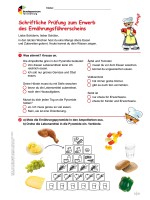Ernährungsführerschein - Prüfungsfragebogen