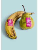 Bundle "Iss-mich-zuerst!"-Etiketten mit Postkarte