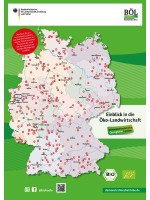 Deutschlandkarte der Demonstrationsbetriebe Ökologischer Landbau