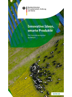 Innovative Ideen, smarte Produkte - Flyer zum Innovationsprogramm des BMLEH